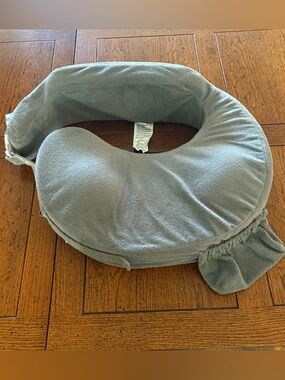 My Brest Friend Nursing Pillow - Gray Plush